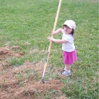 Kayla helping
