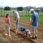 Casey and Jasper planting