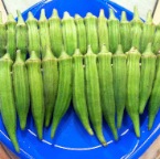 Okra skewers